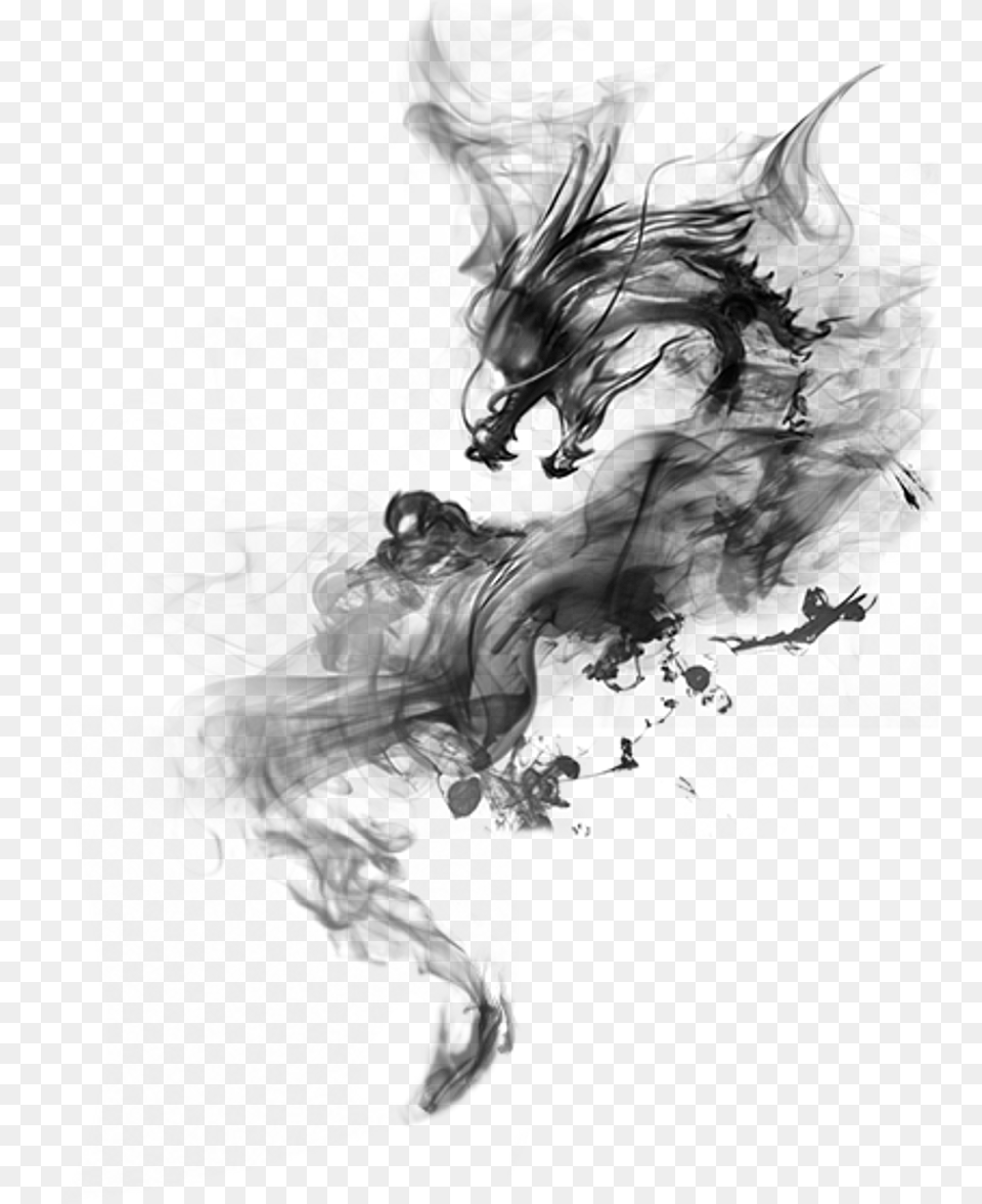 Shadow Smoke Dragon Black Blacksmoke Dark Aesthetic Shadow Smoke Effects, Baby, Person Free Png Download