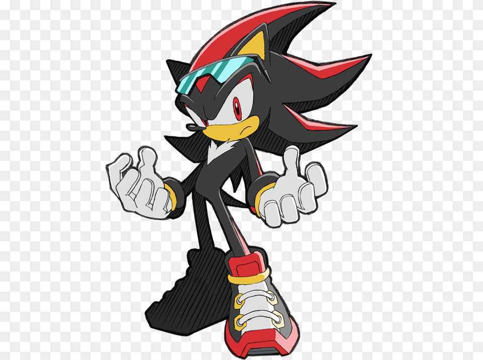 Shadow The Hedgehog Sonic Riders Wiki Fandom Powered, Book, Publication, Comics, Hand Png
