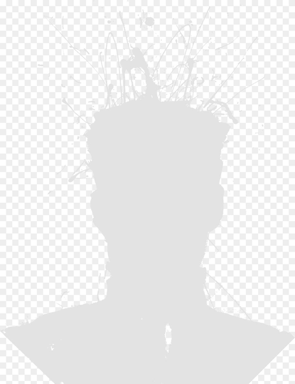 Shadowman Illustration, Silhouette, Stencil, Adult, Bride Png