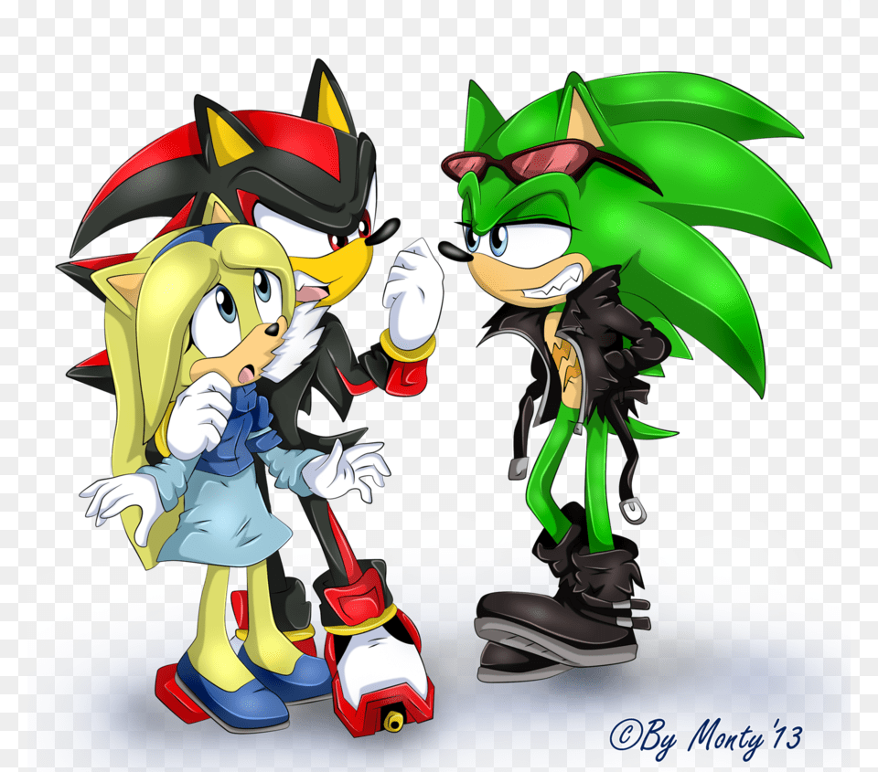 Shadowmaria And Scourge Sonic Maria And Shadow, Book, Comics, Publication, Baby Png