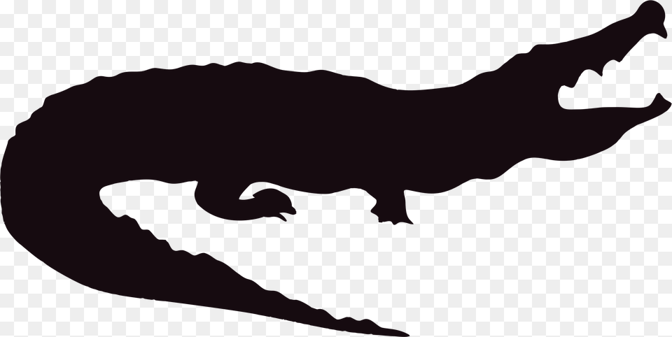 Shadows Clipart Crocodile, Animal, Reptile, Person Free Png