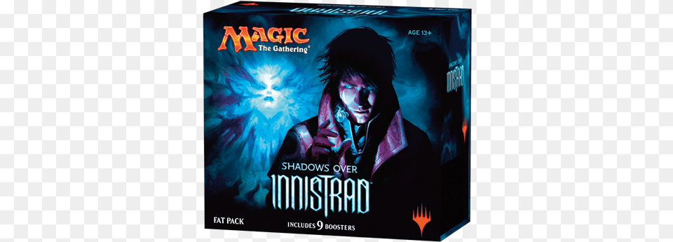 Shadows Over Innistrad Fat Pack Shadow Over Innistrad Box, Publication, Book, Adult, Person Free Transparent Png