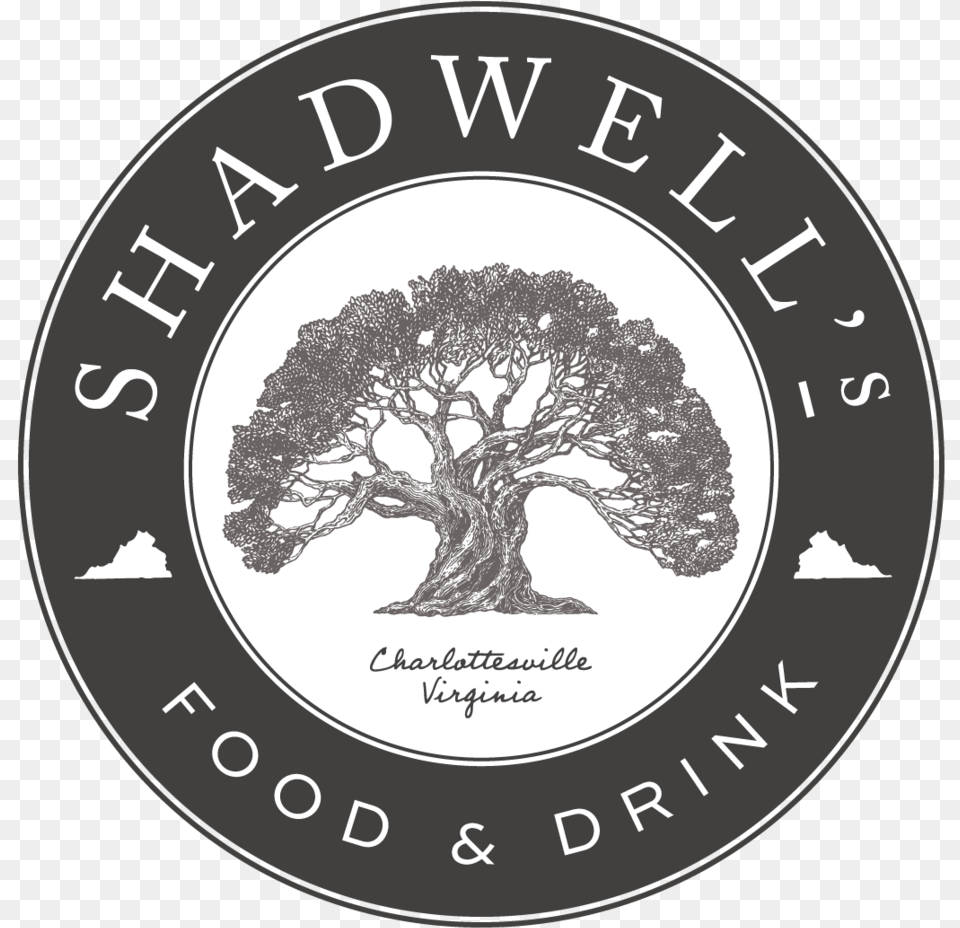 Shadwells Logo Black Cmyk Tree Va Olive, Plant, Book, Publication Png Image