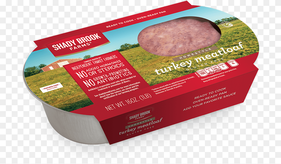 Shady Brook Farms Turkey Meatloaf, Advertisement, Food, Meat, Pork Free Transparent Png