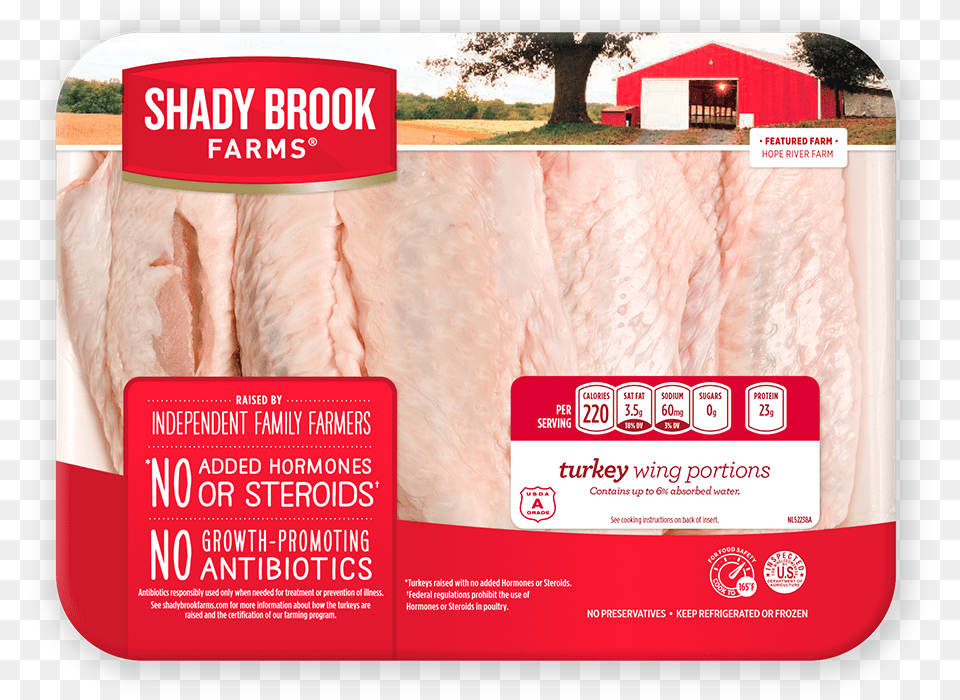 Shady Brook Farms Turkey Wings, Advertisement, Poster Free Transparent Png