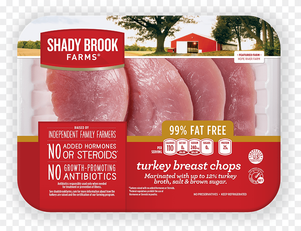 Shady Brook Turkey Breast Chops, Advertisement, Food, Meat, Pork Png Image