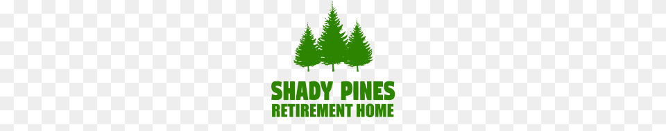 Shady Pines Retirement Home, Pine, Fir, Green, Vegetation Png