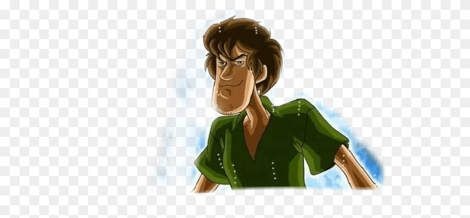 Shaggie Shagy Shaggy Scoobydoo Meme Shaggy, Book, Comics, Publication, Adult Free Png Download