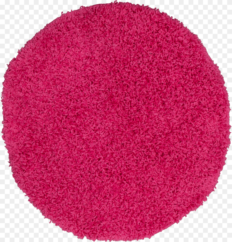 Shaggy High Pile Rug Round 67 One Colour Pink Top Pinke Teppich, Home Decor, Accessories, Bag, Handbag Free Png