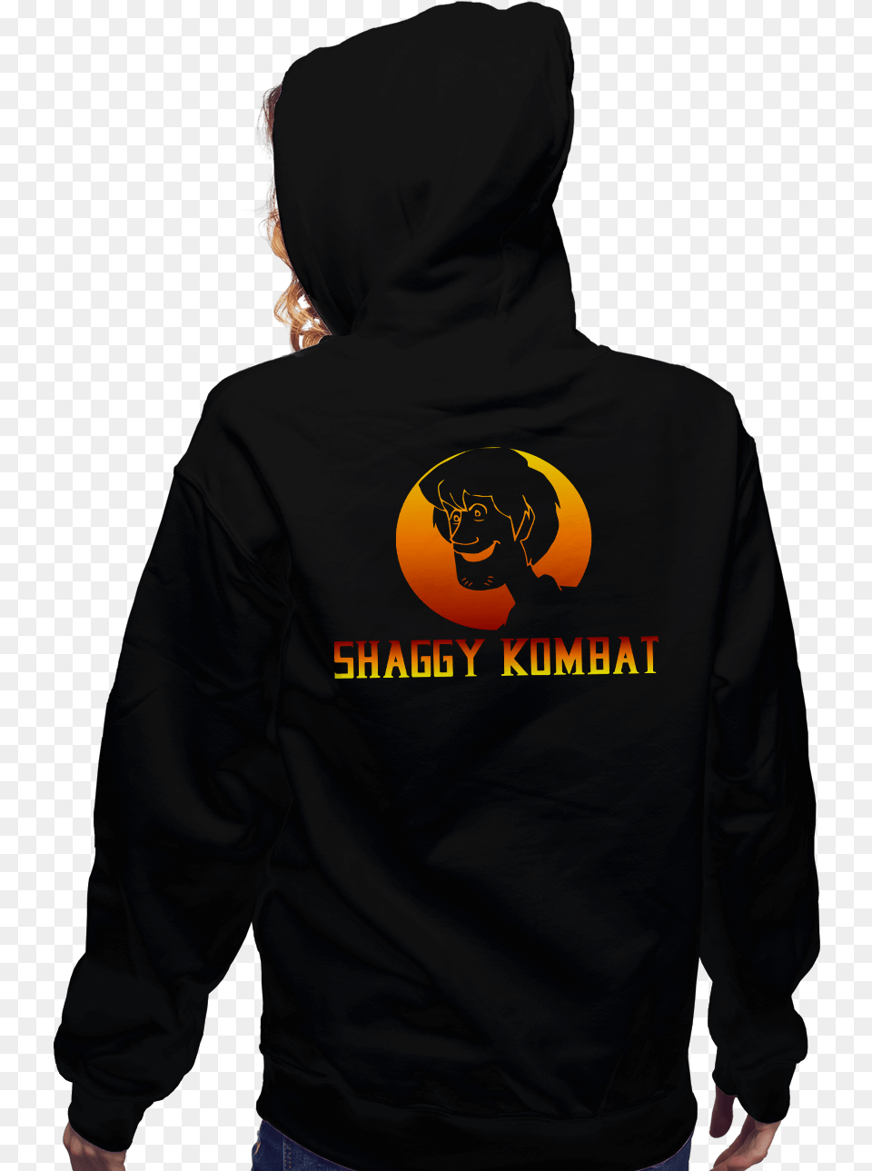 Shaggy Kombat Hoodie, Clothing, Hood, Knitwear, Sweater Free Png Download