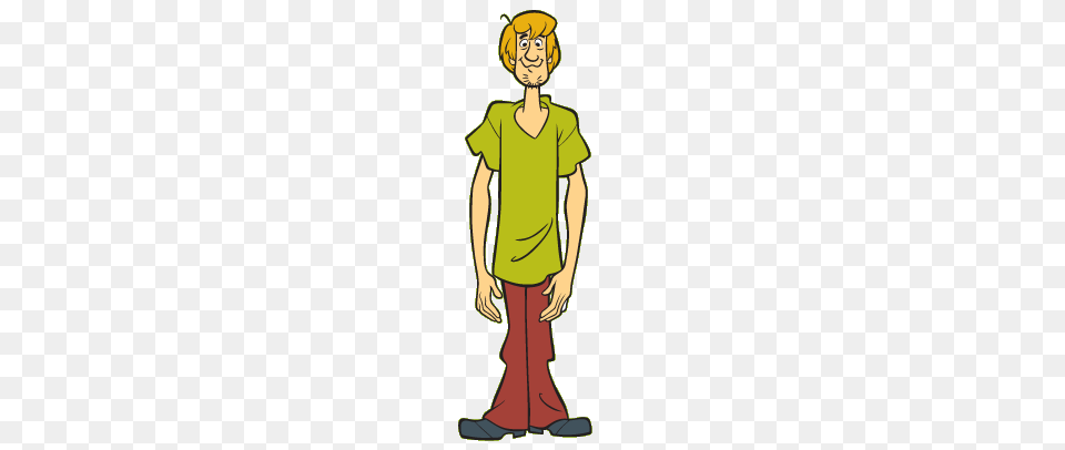 Shaggy Rogers, Person, Clothing, T-shirt, Cartoon Png Image