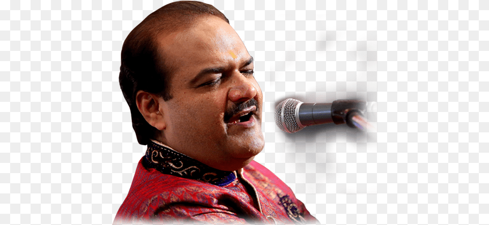 Shailendra Bhartti Is A Renowned Singer With A Rich Shailendra Bharti, Microphone, Electrical Device, Person, Adult Free Transparent Png