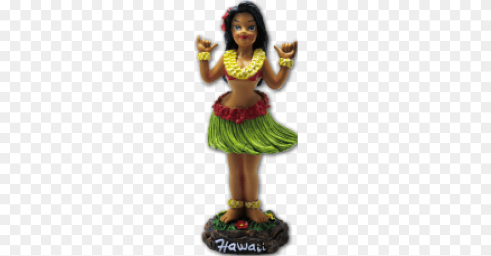 Shaka Girl Dashboard Doll Hang Loose Kc Hawaii Shaka Girl Dashboard Doll, Child, Female, Person, Hula Free Png