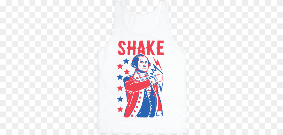 Shake Amp Bake George Washington Shake And Bake, Person, Clothing, Tank Top, Face Png Image