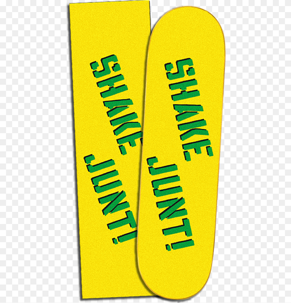 Shake Junt Grip Jaune, Skateboard, Text Free Transparent Png