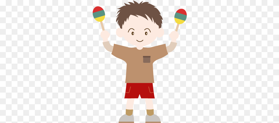 Shake Maracas Clipart, Baby, Person, Face, Head Free Png