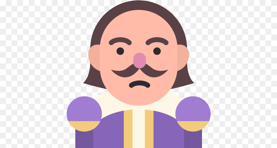 Shakespeare Author Vector Svg Icon Icon, People, Person, Baby, Face Free Png
