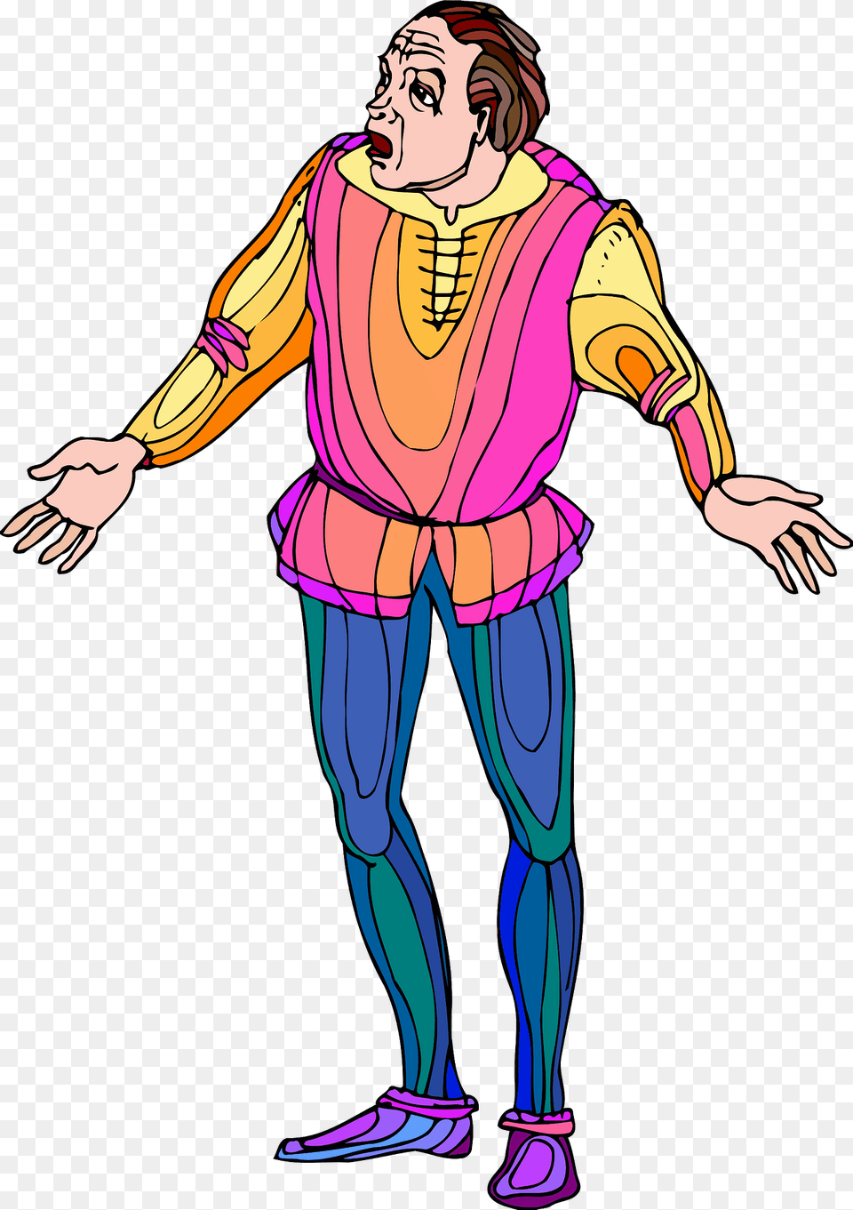 Shakespeare Balthazar Colour Clipart, Adult, Purple, Person, Female Png