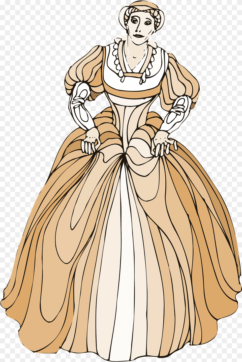 Shakespeare Bianca Clipart, Formal Wear, Clothing, Dress, Fashion Png Image