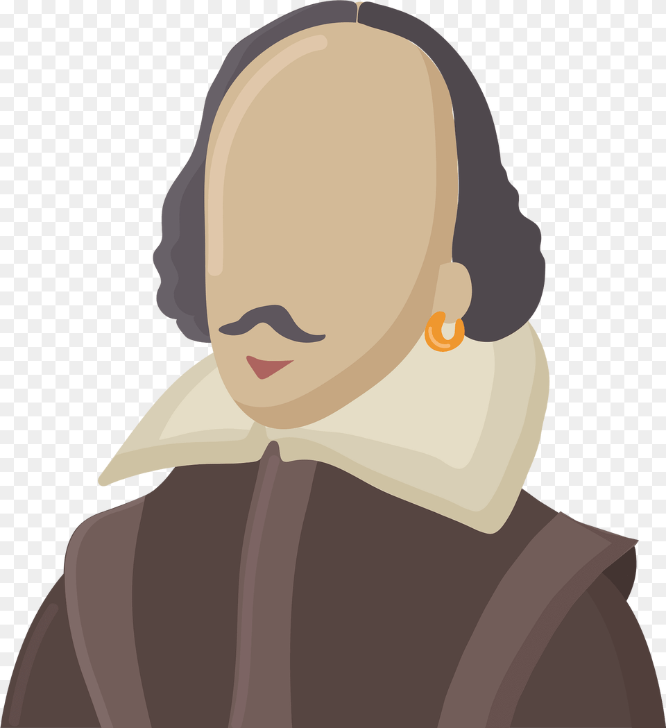 Shakespeare Clipart, Accessories, Jewelry, Earring, Person Png