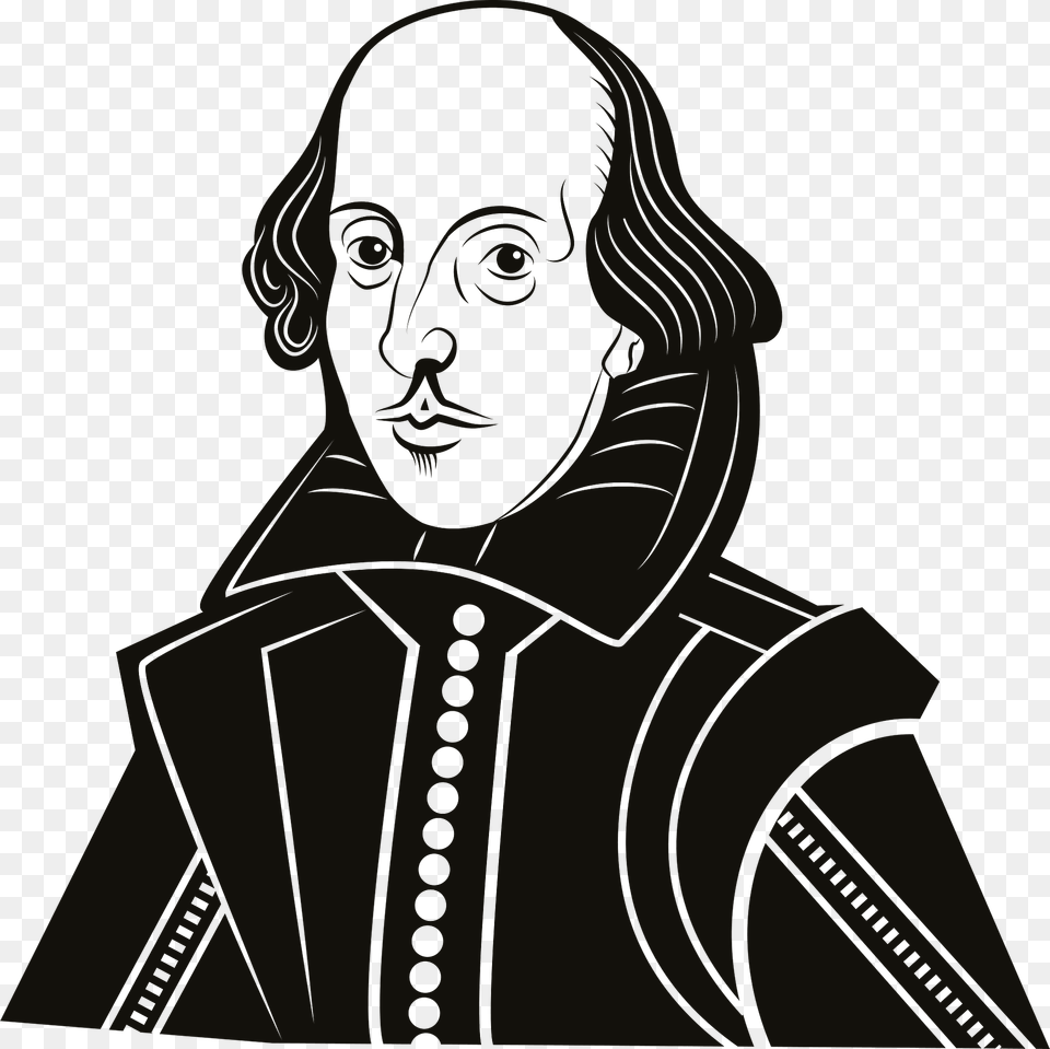 Shakespeare Clipart, Face, Head, Person, Photography Free Png Download