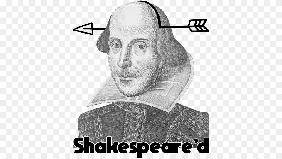 Shakespeare D Shakespeare Humor Funny Design Shirt William Shakespeare, Art, Adult, Man, Male Free Png