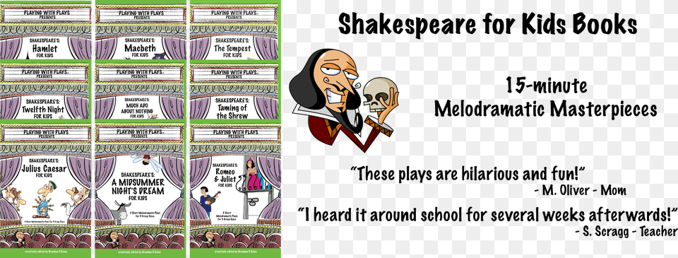 Shakespeare For Kids Books Romeo And Juliet The Melodramatic Version Book, Comics, Publication, Person, Adult Png Image