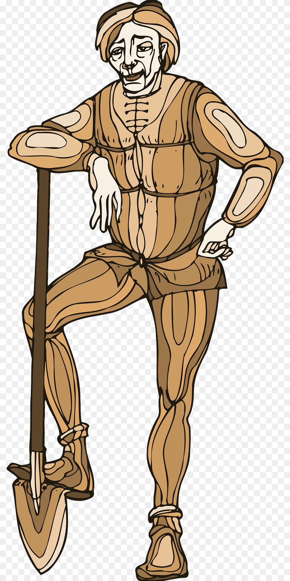 Shakespeare Gravedigger Clipart, Adult, Male, Man, Person Png