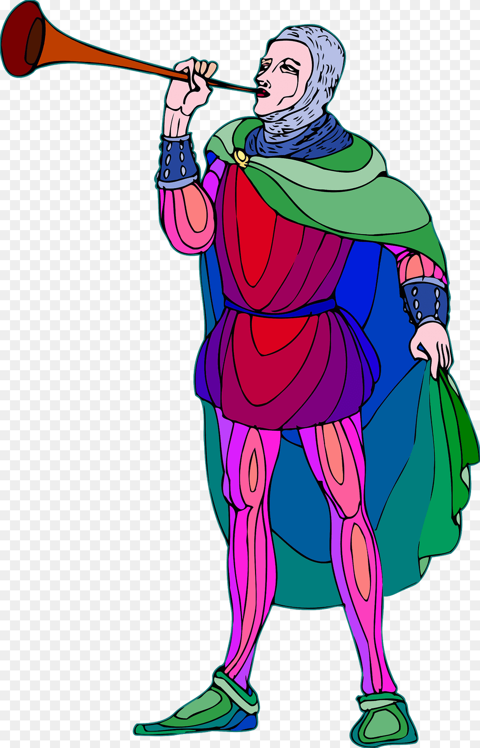 Shakespeare Herald Colour Clipart, Adult, Person, Woman, Female Free Png Download