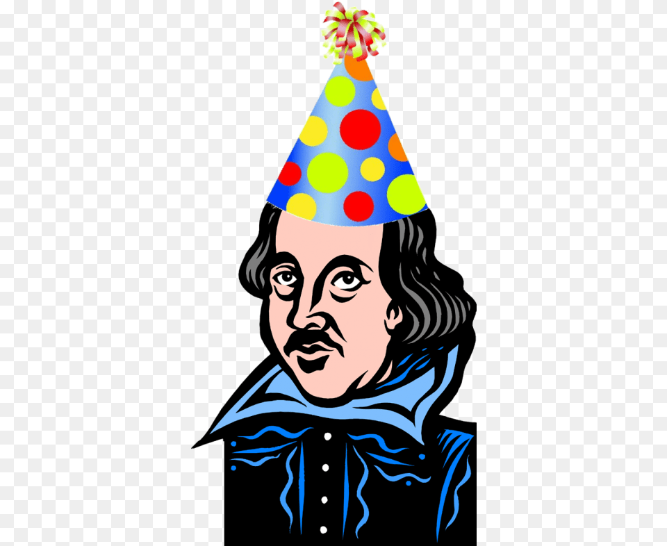 Shakespeare In A Santa Hat, Clothing, Party Hat, Wedding, Person Png