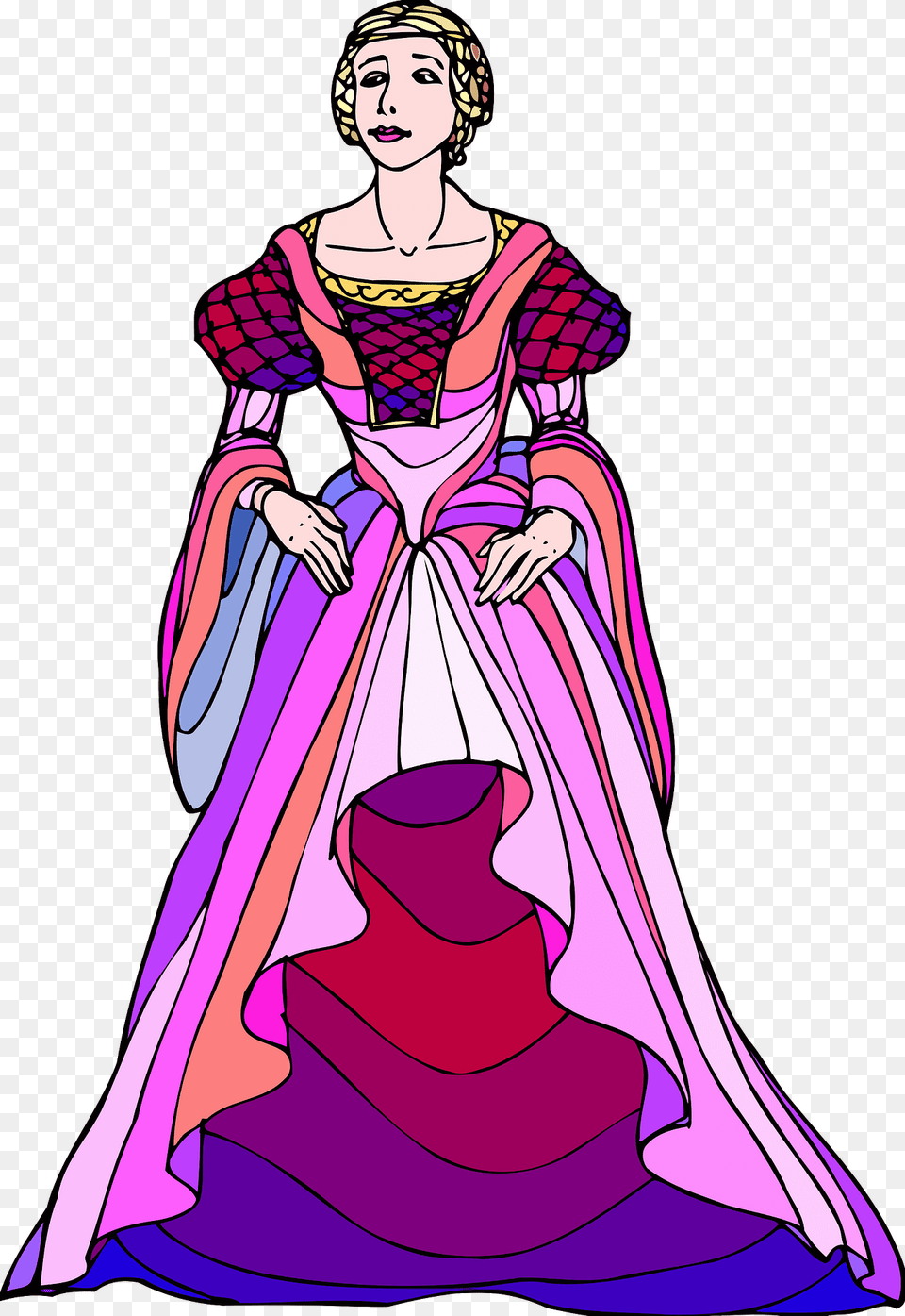 Shakespeare Juliet Colour Clipart, Clothing, Dress, Fashion, Gown Free Png Download