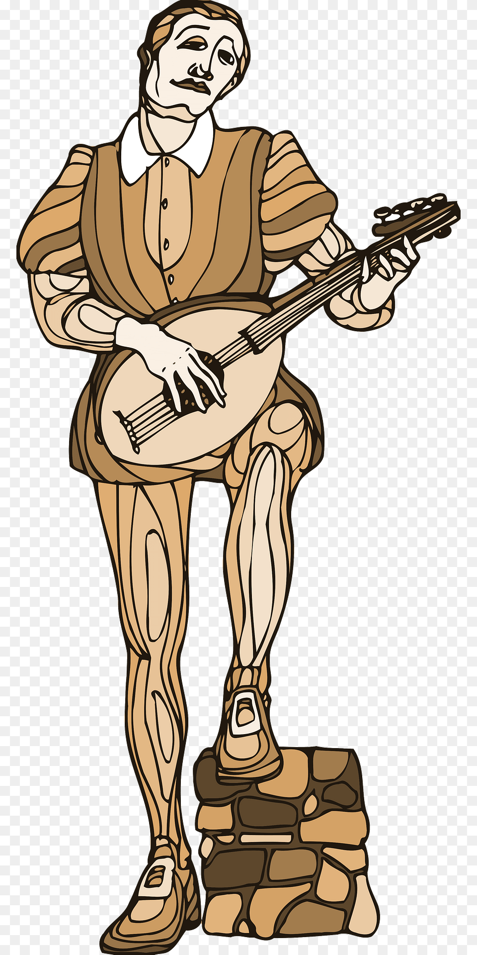 Shakespeare Musician Clipart, Person, Face, Head, Clothing Png Image