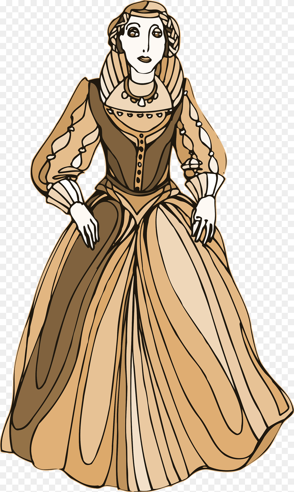 Shakespeare Princess Clipart, Clothing, Dress, Gown, Fashion Png Image