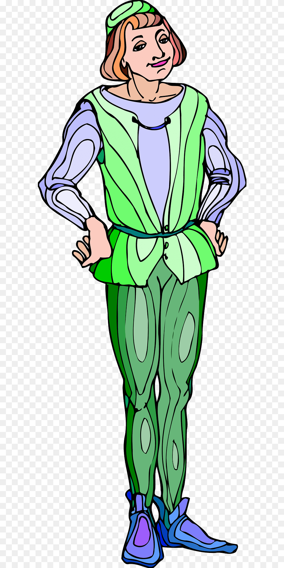 Shakespeare Samson Colour Clipart, Adult, Person, Green, Female Free Transparent Png
