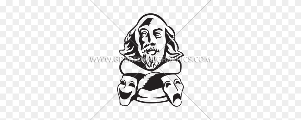Shakespeare Theater Production Ready Artwork For T Shirt Printing, Animal, Ape, Mammal, Wildlife Png Image