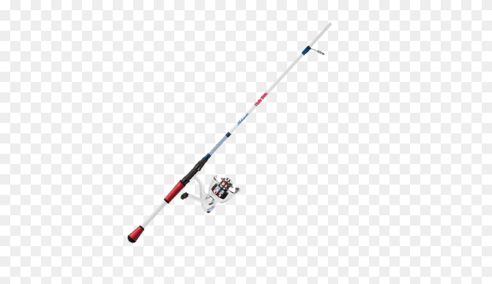 Shakespeare Ugly Stik Red And White Spinning Reel Fishing Rod Combo Cast A Fishing Line, Sword, Weapon Png Image