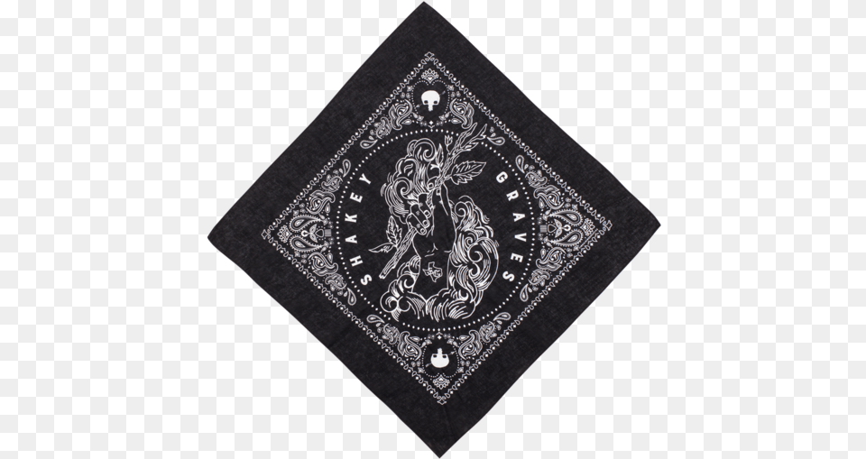 Shakey Graves Ace Of Wands Bandana Kerchief, Accessories, Headband Free Png Download