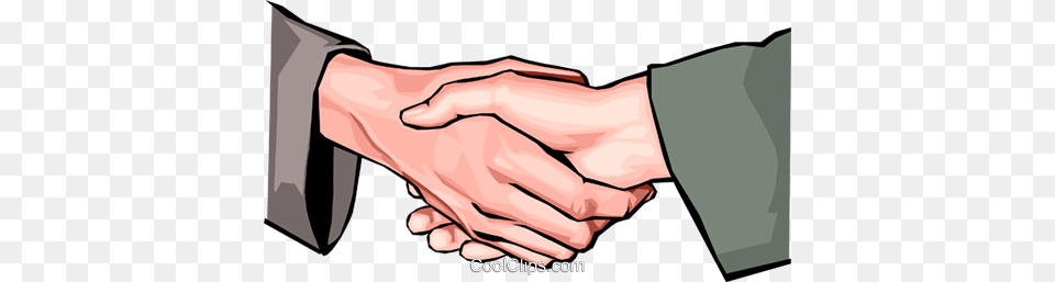 Shaking Hands Royalty Vector Clip Art Illustration, Body Part, Hand, Person, Handshake Free Png