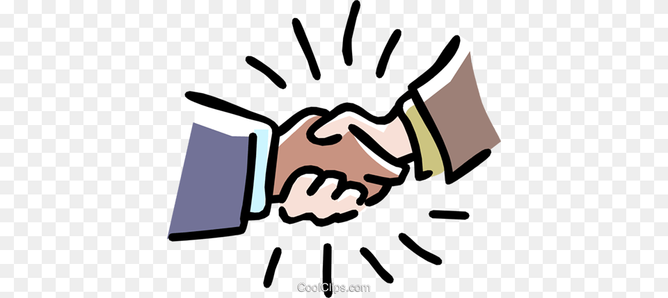 Shaking Hands Royalty Vector Clip Art Illustration, Body Part, Hand, Person, Handshake Free Png Download