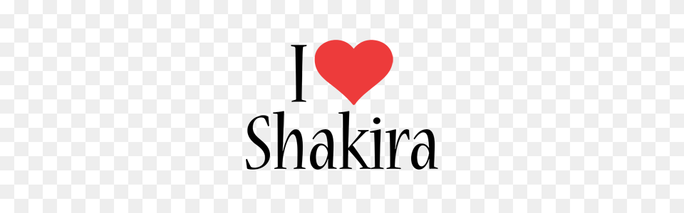 Shakira Logo Name Logo Generator, Heart Free Transparent Png