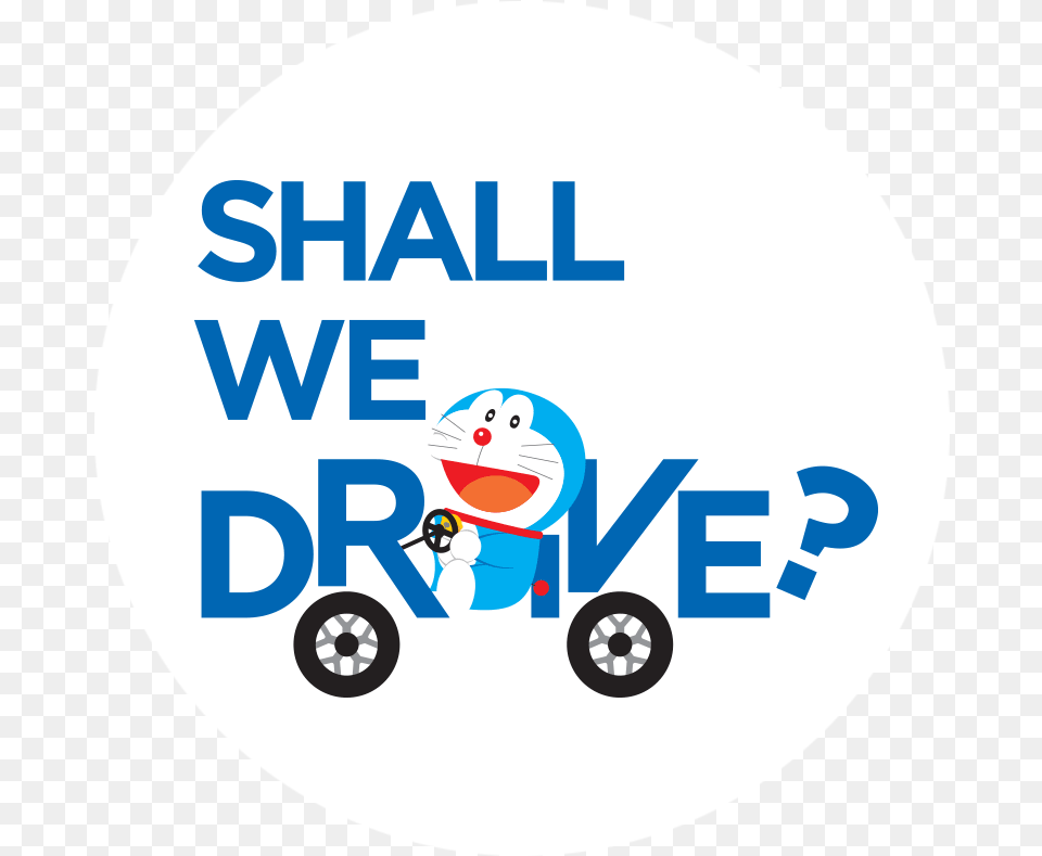 Shall We Drive Let Suzuki And Doraemon Circle, Disk, Outdoors Free Png Download