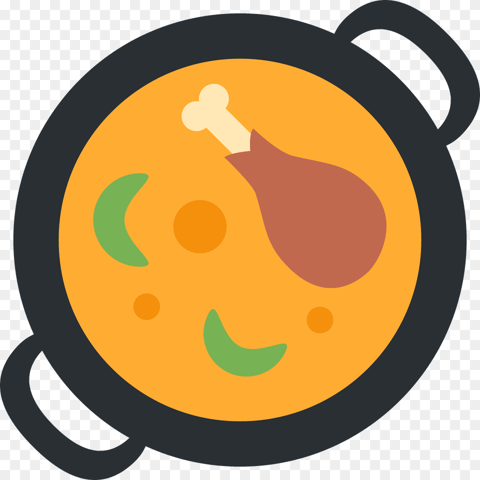 Shallow Pan Of Food Emoji Clipart, Meal, Dish Png