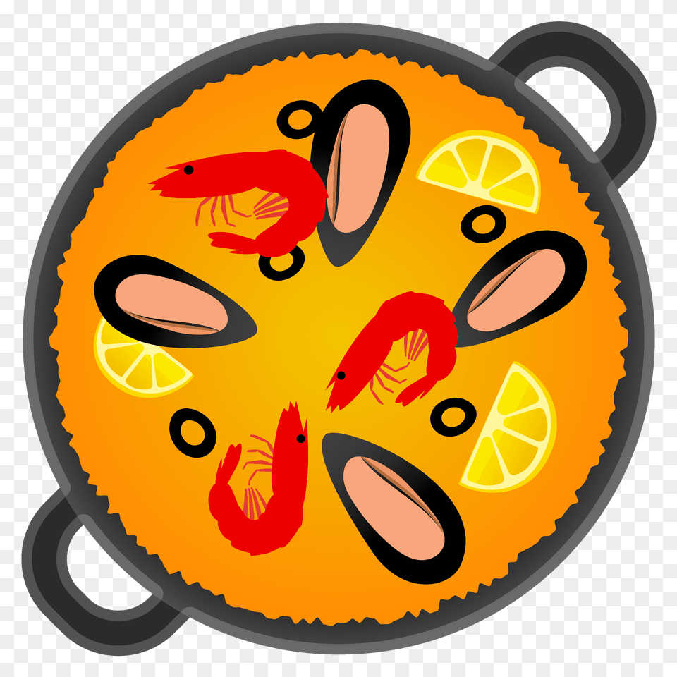 Shallow Pan Of Food Emoji Clipart, Paella Free Transparent Png