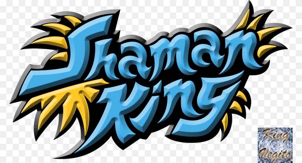 Shaman King Logo Royalty Stock Shaman King Vol, Art, Graffiti, Text, Person Free Png Download