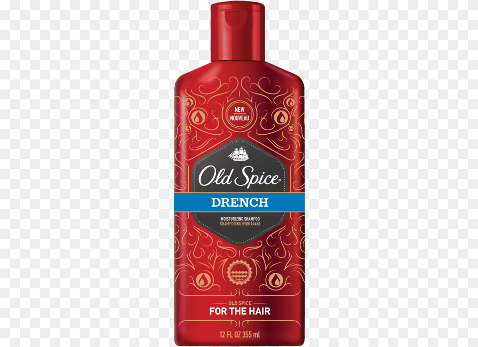 Shampoo 12oz Drench Giveaway Old Spice, Bottle, Food, Ketchup, Cosmetics Png Image