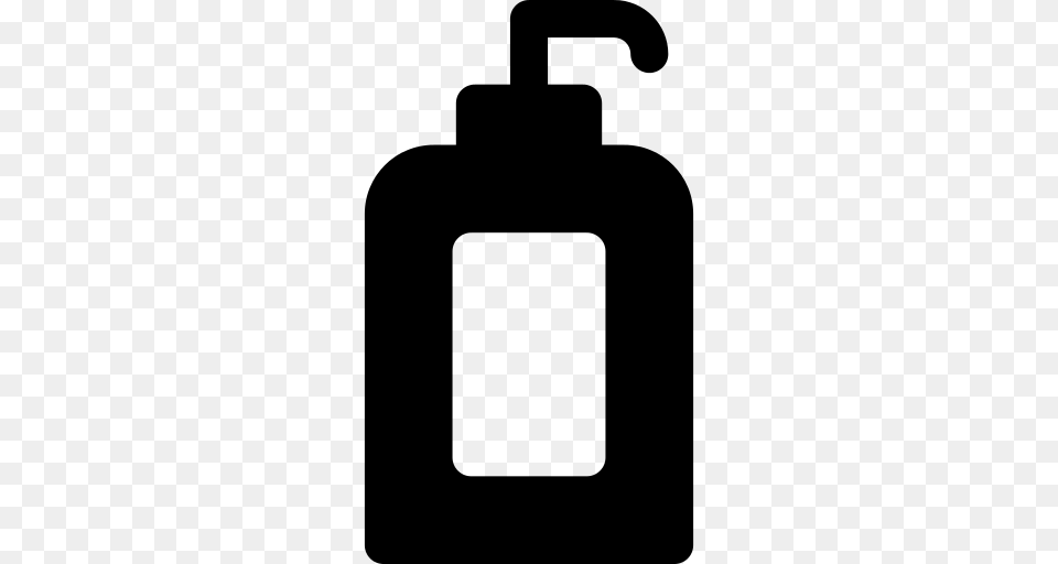 Shampoo Icon, Gray Png