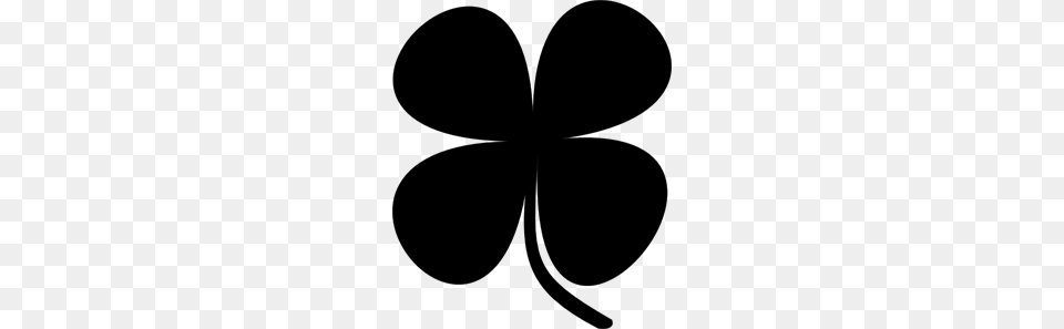 Shamrock Clip Art For Web, Gray Free Png