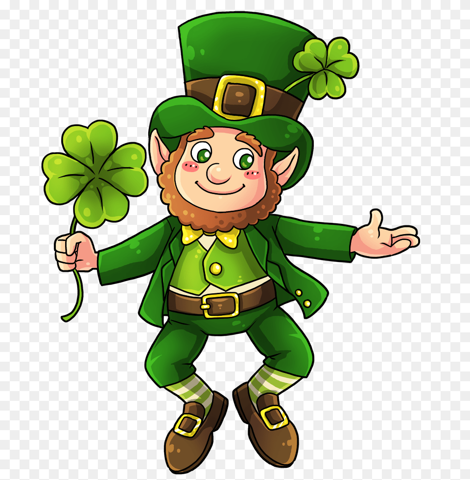 Shamrock Clipart, Elf, Green, Baby, Person Free Png Download