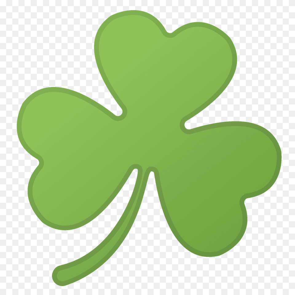 Shamrock Emoji Clipart, Green, Leaf, Plant Free Png Download