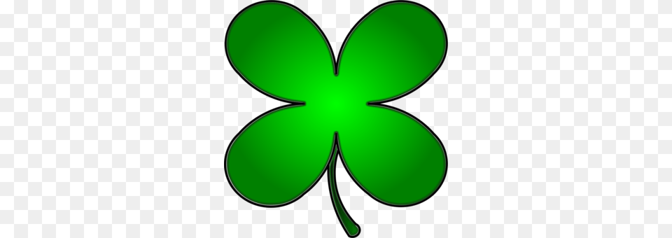 Shamrock Four Leaf Clover Drawing Luck, Green, Plant, Astronomy, Moon Png